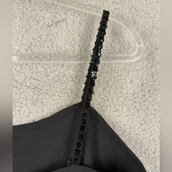 Liz Claiborne sequined little black dress size 12 cocktail dress prom - Picture 8 of 10